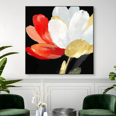 Quadro Stampa su Tela Notte Fiorita - CupidoDesign