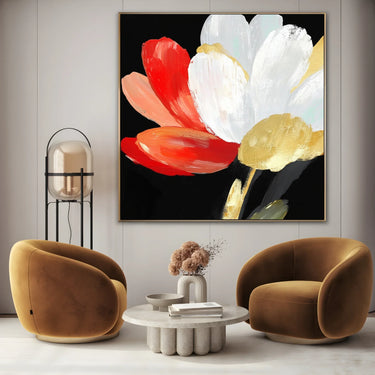 Quadro Stampa su Tela Notte Fiorita - CupidoDesign