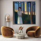 Quadro Stampa su Tela Notte d'estate, Edvard Munch - CupidoDesign