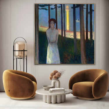 Quadro Stampa su Tela Notte d'estate, Edvard Munch - CupidoDesign