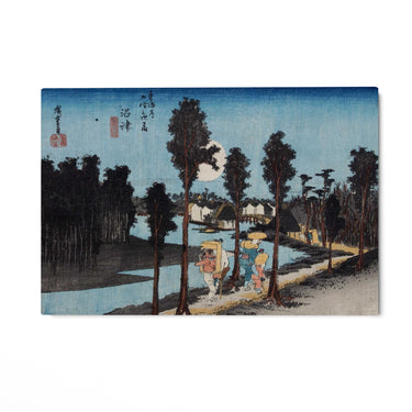 Quadro Stampa su Tela Numazu, Le cinquantatré stazioni del Tōkaidō, Utagawa Hiroshige - CupidoDesign