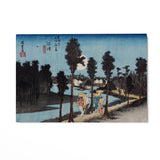 Quadro Stampa su Tela Numazu, Le cinquantatré stazioni del Tōkaidō, Utagawa Hiroshige - CupidoDesign