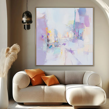 Quadro Stampa su Tela Oasi Interiore - CupidoDesign
