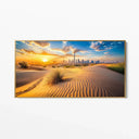 Quadro Stampa su Tela Oasi di Luce, Dubai - CupidoDesign