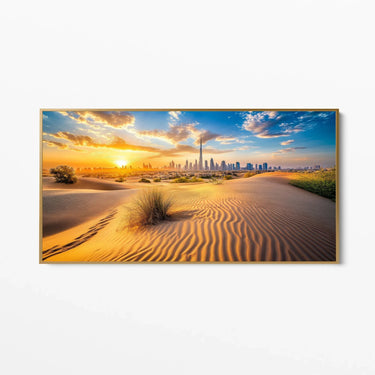 Quadro Stampa su Tela Oasi di Luce, Dubai - CupidoDesign
