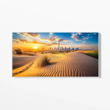 Quadro Stampa su Tela Oasi di Luce, Dubai - CupidoDesign