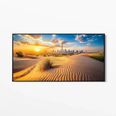 Quadro Stampa su Tela Oasi di Luce, Dubai - CupidoDesign