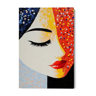 Quadro Stampa su Tela Occhi Chiusi - CupidoDesign