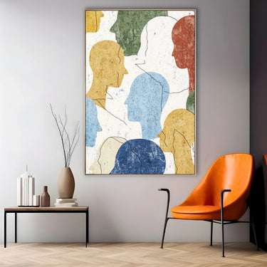 Quadro Stampa su Tela Occhi Scomposti - CupidoDesign