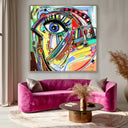 Quadro Stampa su Tela Occhio Cosmico - CupidoDesign