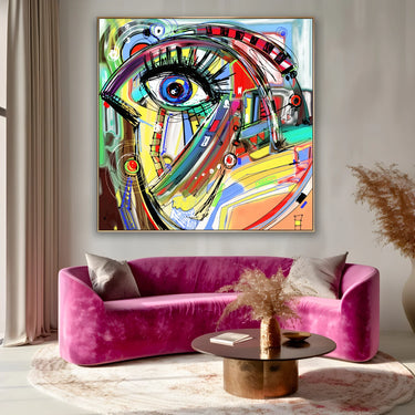 Quadro Stampa su Tela Occhio Cosmico - CupidoDesign
