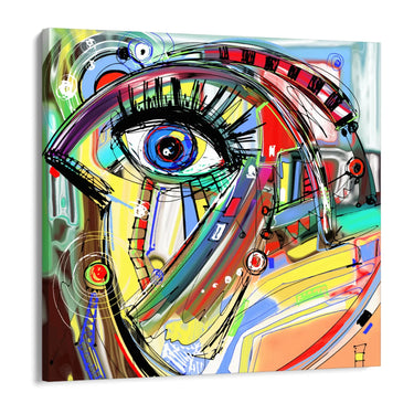 Quadro Stampa su Tela Occhio Cosmico - CupidoDesign