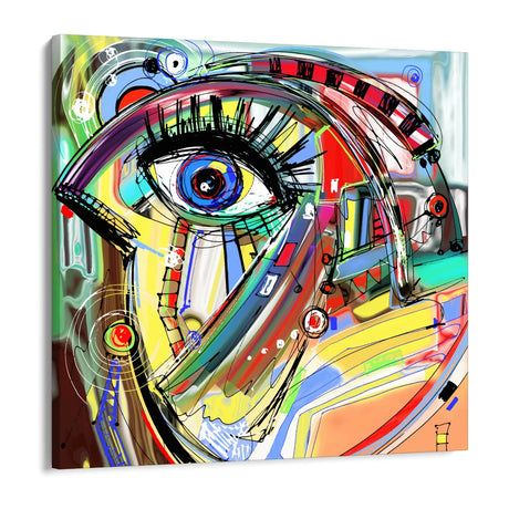 Quadro Stampa su Tela Occhio Cosmico - CupidoDesign