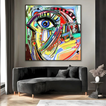 Quadro Stampa su Tela Occhio Cosmico - CupidoDesign