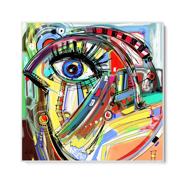 Quadro Stampa su Tela Occhio Cosmico - CupidoDesign