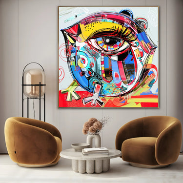 Quadro Stampa su Tela Occhio Interiore - CupidoDesign