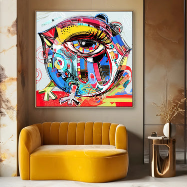 Quadro Stampa su Tela Occhio Interiore - CupidoDesign