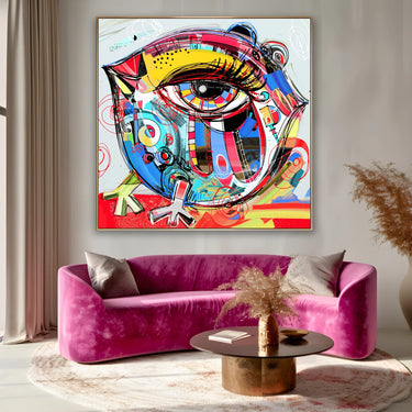 Quadro Stampa su Tela Occhio Interiore - CupidoDesign
