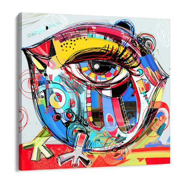Quadro Stampa su Tela Occhio Interiore - CupidoDesign