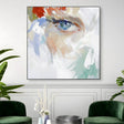 Quadro Stampa su Tela Occhio Rosso - CupidoDesign