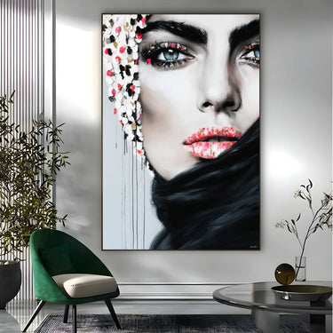Quadro Stampa su Tela Occhio Tropicale - CupidoDesign