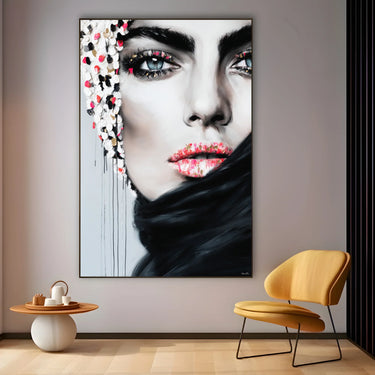 Quadro Stampa su Tela Occhio Tropicale - CupidoDesign
