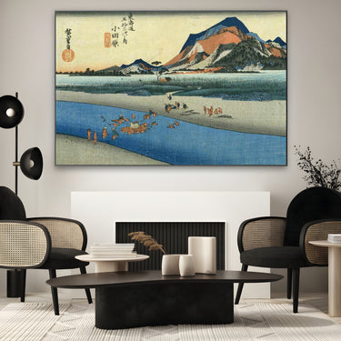 Quadro Stampa su Tela Odawara, Utagawa Hiroshige - CupidoDesign