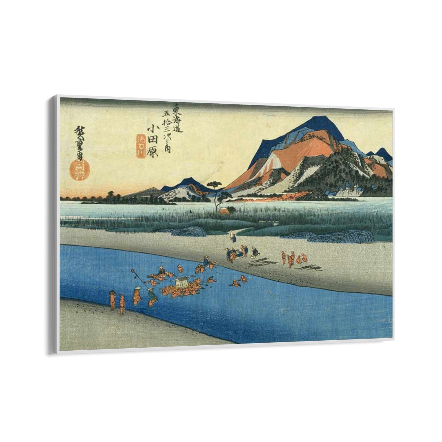Quadro Stampa su Tela Odawara, Utagawa Hiroshige - CupidoDesign