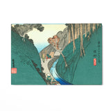 Quadro Stampa su Tela Okabe, Le cinquantatré stazioni del Tōkaidō, Utagawa Hiroshige - CupidoDesign