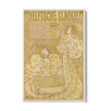 Quadro Stampa su Tela Olio di insalata di Delft, Jan Toorop - CupidoDesign