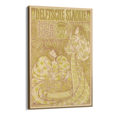 Quadro Stampa su Tela Olio di insalata di Delft, Jan Toorop - CupidoDesign