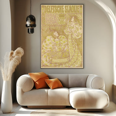 Quadro Stampa su Tela Olio di insalata di Delft, Jan Toorop - CupidoDesign