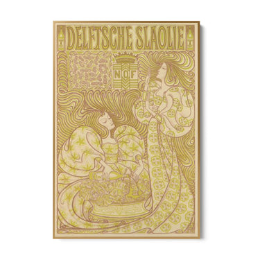 Quadro Stampa su Tela Olio di insalata di Delft, Jan Toorop - CupidoDesign