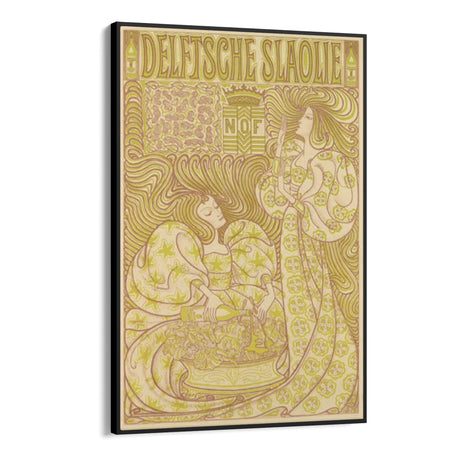 Quadro Stampa su Tela Olio di insalata di Delft, Jan Toorop - CupidoDesign