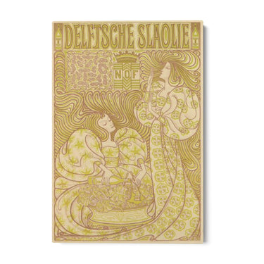 Quadro Stampa su Tela Olio di insalata di Delft, Jan Toorop - CupidoDesign