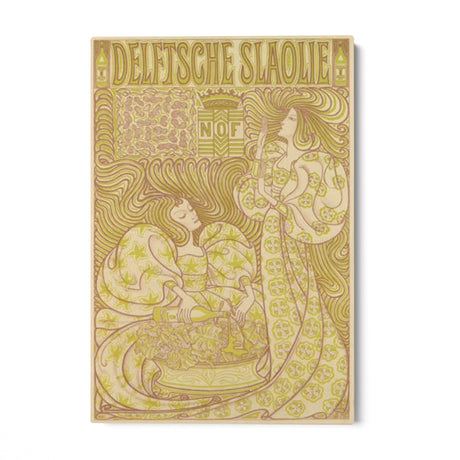Quadro Stampa su Tela Olio di insalata di Delft, Jan Toorop - CupidoDesign
