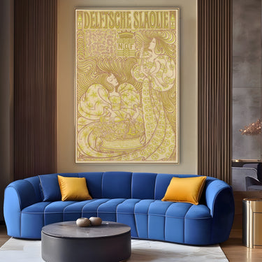 Quadro Stampa su Tela Olio di insalata di Delft, Jan Toorop - CupidoDesign