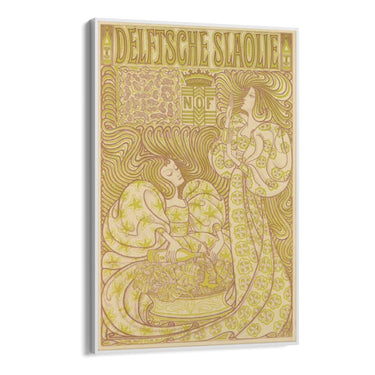 Quadro Stampa su Tela Olio di insalata di Delft, Jan Toorop - CupidoDesign