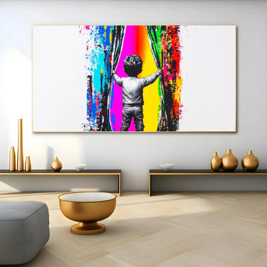 Quadro Stampa su Tela Oltre il Sipario - CupidoDesign