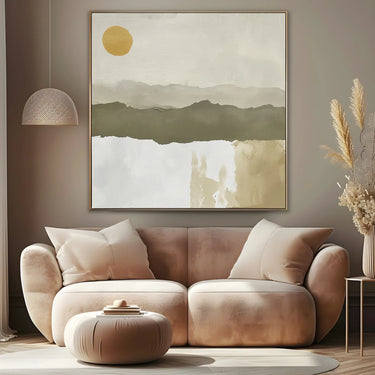 Quadro Stampa su Tela Oltre la collina - CupidoDesign