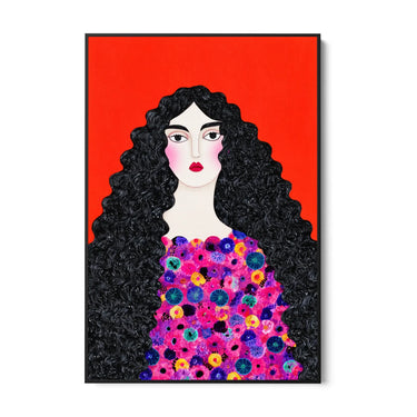 Quadro Stampa su Tela Ombra di Rubino - CupidoDesign