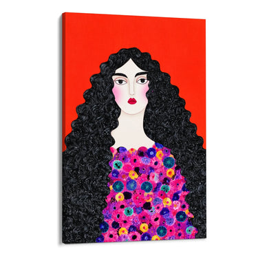 Quadro Stampa su Tela Ombra di Rubino - CupidoDesign