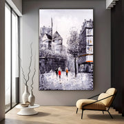 Quadro Stampa su Tela Ombre nel Viale - CupidoDesign