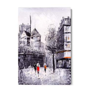 Quadro Stampa su Tela Ombre nel Viale - CupidoDesign