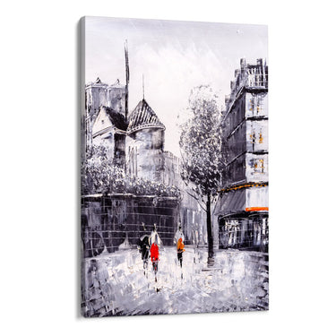 Quadro Stampa su Tela Ombre nel Viale - CupidoDesign