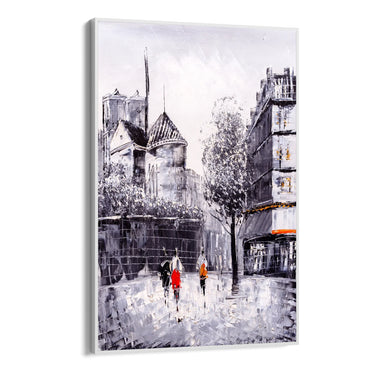 Quadro Stampa su Tela Ombre nel Viale - CupidoDesign