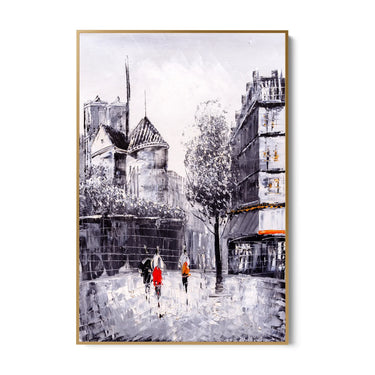 Quadro Stampa su Tela Ombre nel Viale - CupidoDesign