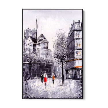 Quadro Stampa su Tela Ombre nel Viale - CupidoDesign