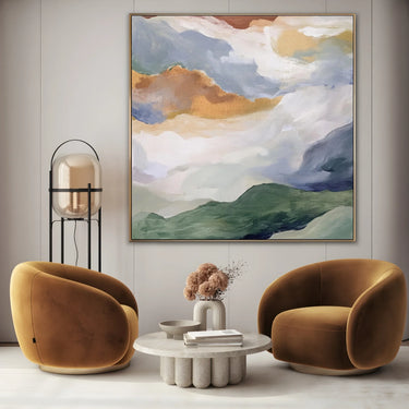 Quadro Stampa su Tela Onda di Colori - CupidoDesign