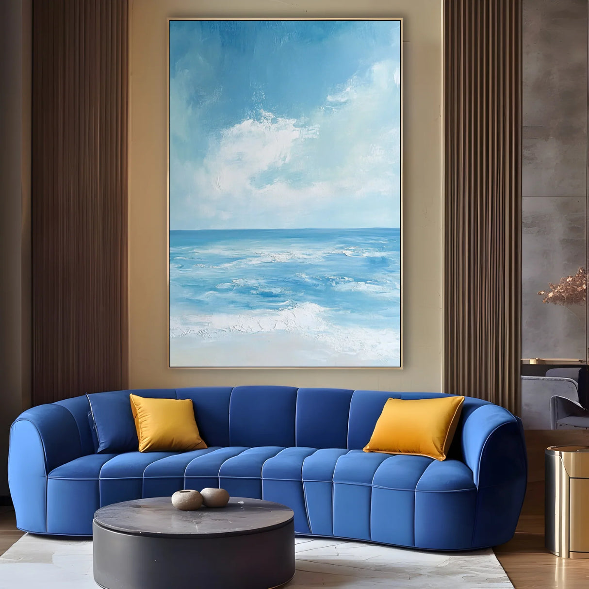Quadro Stampa su Tela Dipinto di Blu - CupidoDesign